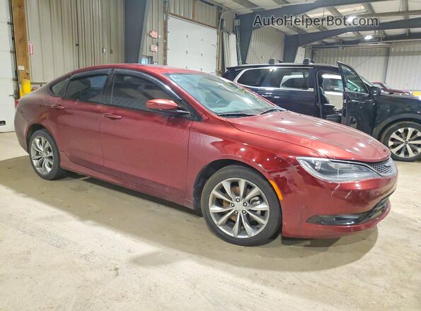 1C3CCCBB8GN161055 2016 CHRYSLER 200 Red Przód prawy