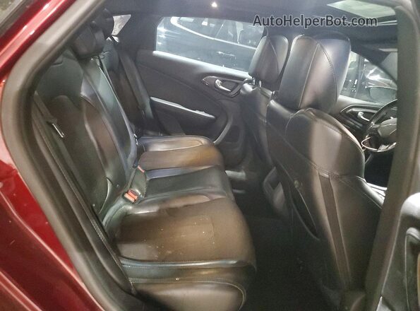 1C3CCCBB8GN161055 2016 CHRYSLER 200 Red Widok tylnych siedzeń
