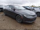 2016 Chrysler 200 Lx Gray vin: 1C3CCCFB7GN153734