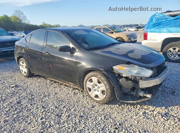 1C3CDFAA1GD593340 2016 DODGE DART Черный Передняя правая четверть