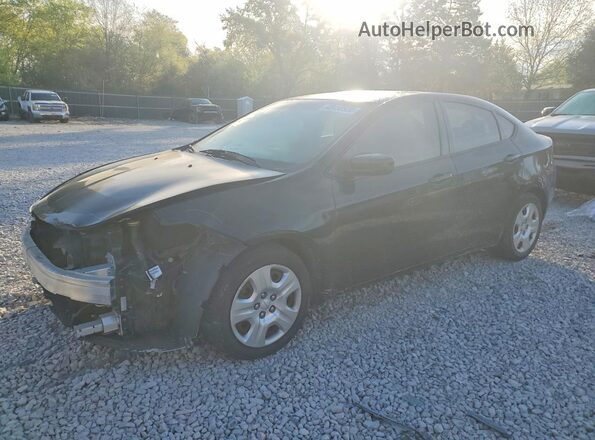 1C3CDFAA1GD593340 2016 DODGE DART Черный Передняя левая четверть