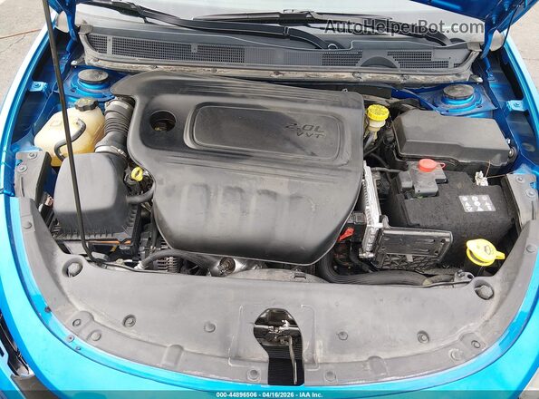 1C3CDFAA1GD728445 2016 DODGE DART Blue Вид ззаду