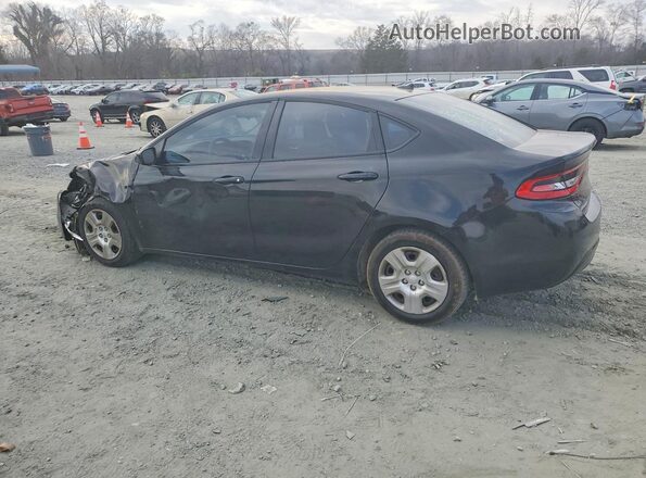 1C3CDFAA2GD703960 2016 DODGE DART Black Հետևի ձախ