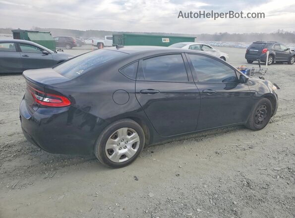 1C3CDFAA2GD703960 2016 DODGE DART Black Հետևի աջ