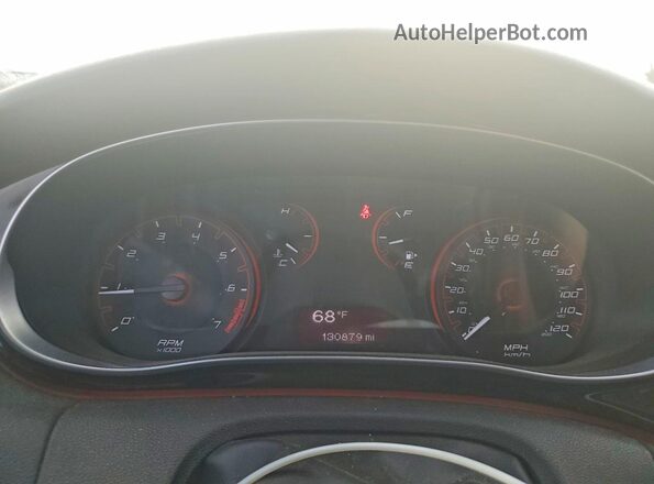 1C3CDFAA2GD703960 2016 DODGE DART Black Սարքավորումների վահանակի տեսք