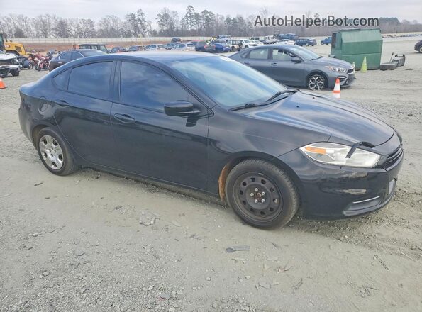 1C3CDFAA2GD703960 2016 DODGE DART Black Առջևի աջ