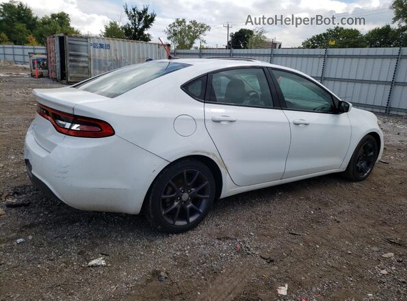 1C3CDFAA3GD578516 2016 DODGE DART White Trasero derecho