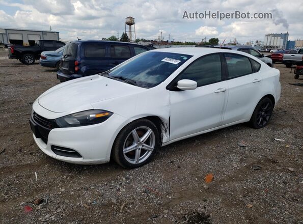 1C3CDFAA3GD578516 2016 DODGE DART White Vista tres cuartos delantera izquierda