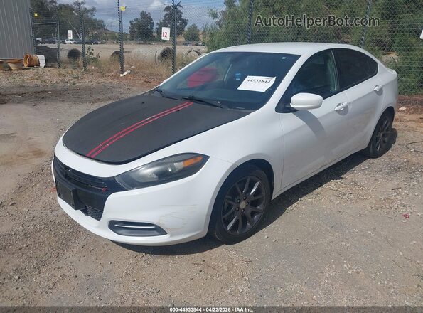 1C3CDFAA5GD606249 2016 DODGE DART White Передня ліва чверть