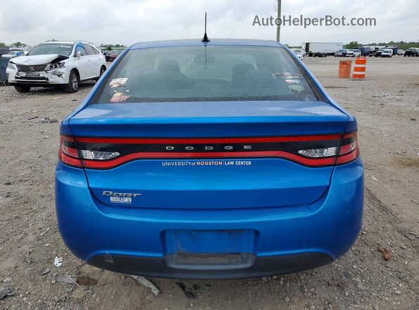1C3CDFAA9GD549327 2016 DODGE DART Blue Vista trasera