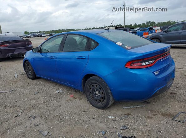 1C3CDFAA9GD549327 2016 DODGE DART Blue Trasero izquierdo