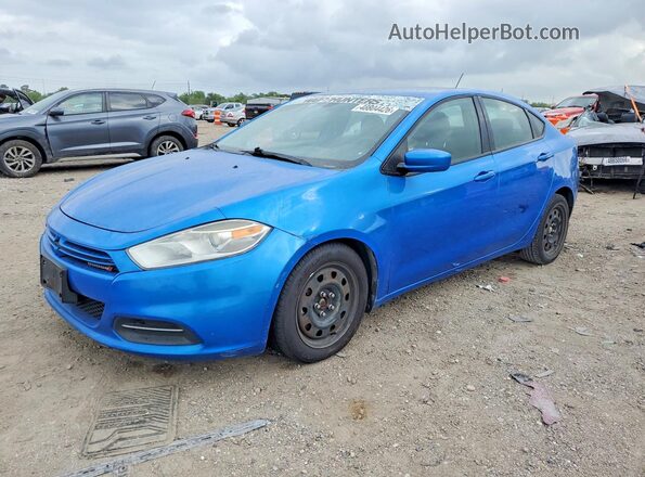 1C3CDFAA9GD549327 2016 DODGE DART Blue Vista tres cuartos delantera izquierda