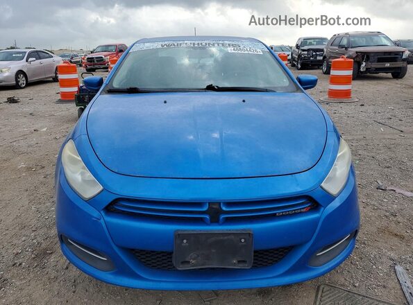 1C3CDFAA9GD549327 2016 DODGE DART Blue Vista frontal