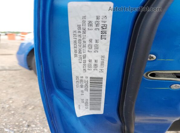 1C3CDFAA9GD549327 2016 DODGE DART Blue Vista del compartimento del motor