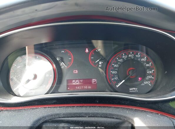 1C3CDFBA4GD623235 2016 DODGE DART Black Widok tylnych siedzeń