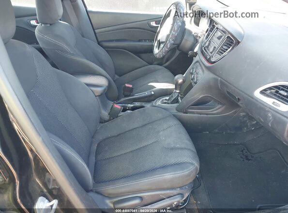 1C3CDFBA4GD623235 2016 DODGE DART Black Widok wnętrza z przodu
