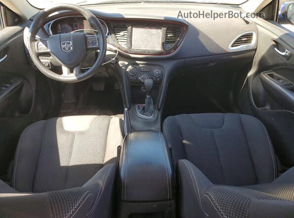 1C3CDFBB9GD505996 2016 DODGE DART Blue Widok deski rozdzielczej