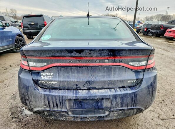 1C3CDFBBXGD607369 2016 DODGE DART Blue Widok z tyłu