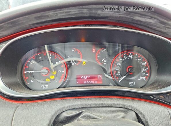 1C3CDFBBXGD607369 2016 DODGE DART Blue Widok zestawu wskaźników