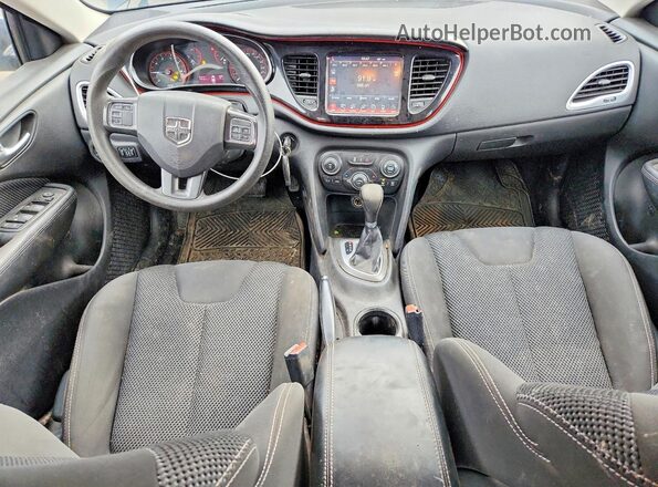 1C3CDFBBXGD607369 2016 DODGE DART Blue Widok deski rozdzielczej