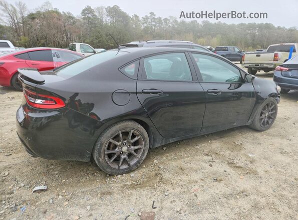 1C3CDFEB1GD578825 2016 DODGE DART Black Tył prawy