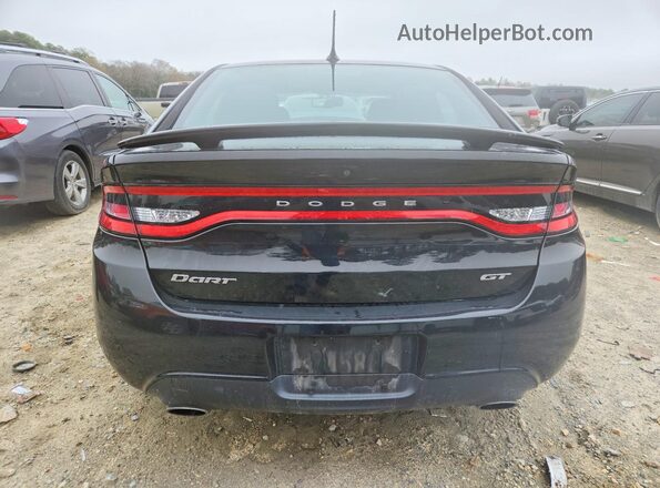 1C3CDFEB1GD578825 2016 DODGE DART Black Widok z tyłu