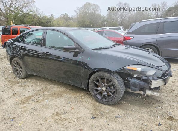 1C3CDFEB1GD578825 2016 DODGE DART Black Przód prawy