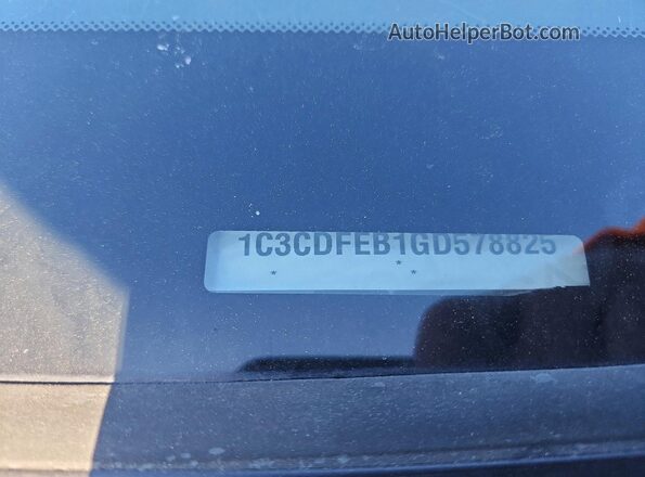 1C3CDFEB1GD578825 2016 DODGE DART Black Widok komory silnika