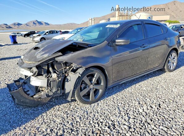 1C3CDFEB6GD752579 2016 DODGE DART Gray Front left