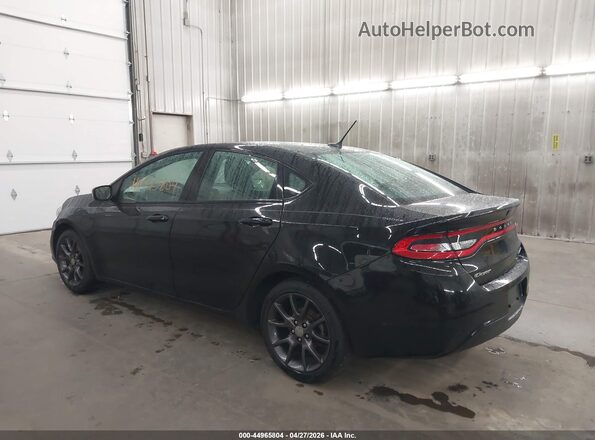1C3CDFFA7GD791557 2016 DODGE DART Black Задня ліва чверть