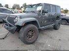 2016 Jeep Wrangler Unlimited Sport Gray vin: 1C4BJWDG1GL248735