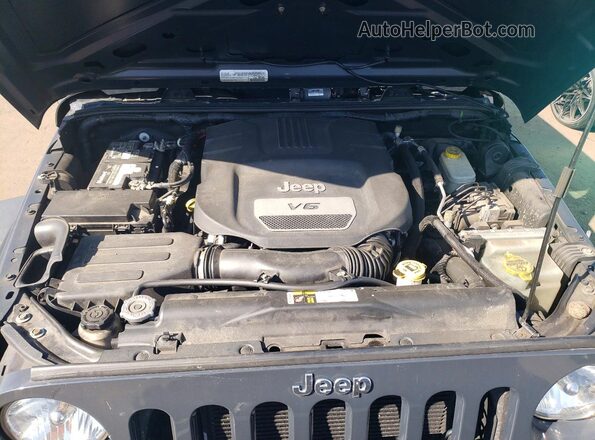 1C4BJWDG2GL253149 2016 JEEP WRANGLER Gray Вид підкапотного простору
