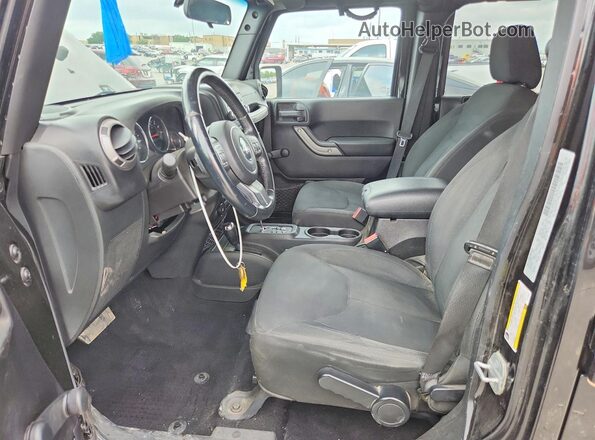 1C4BJWDG7GL103053 2016 JEEP WRANGLER Black Вид салону спереду