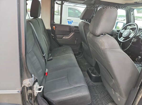 1C4BJWDG7GL103053 2016 JEEP WRANGLER Black Вид задніх сидінь