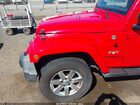 2016 Jeep Wrangler Unlimited Sahara Красный vin: 1C4BJWEG2GL237855