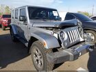 2016 Jeep Wrangler Unlimited Sahara Серый vin: 1C4BJWEG8GL129157