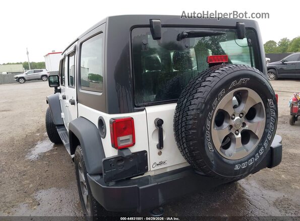 1C4BJWKG3GL307321 2016 JEEP WRANGLER UNLIMITED White Tył lewy