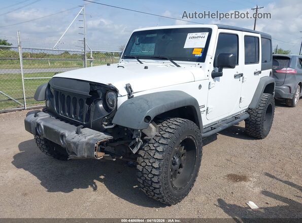 1C4HJWDG3GL346224 2016 JEEP WRANGLER UNLIMITED Белый Вид спереди