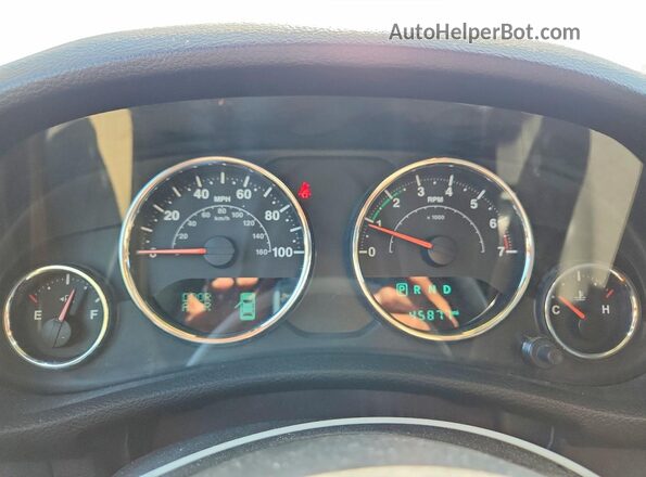 1C4HJWDG9GL295702 2016 JEEP WRANGLER Green Vista del cuadro de instrumentos