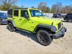 2016 Jeep Wrangler Unlimited Sport Green vin: 1C4HJWDG9GL295702