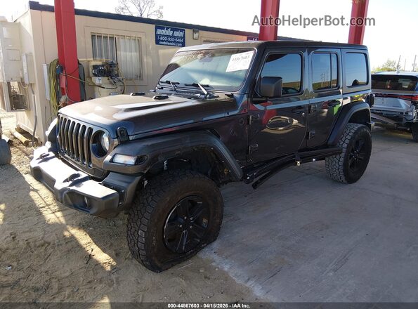 1C4HJXDG6PW530836 2023 JEEP WRANGLER Серый Передняя левая четверть