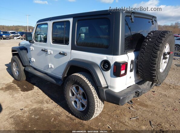 1C4HJXDN5LW199224 2020 JEEP WRANGLER UNLIMITED Белый Задняя левая четверть