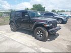 2020 Jeep Wrangler Unlimited Rubicon 4x4 Black vin: 1C4HJXFN5LW342914