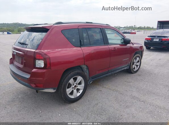 1C4NJCBA1GD742775 2016 JEEP COMPASS Красный Задняя правая четверть