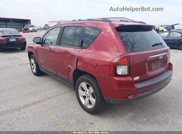1C4NJCBA1GD742775 2016 JEEP COMPASS Красный Задняя левая четверть