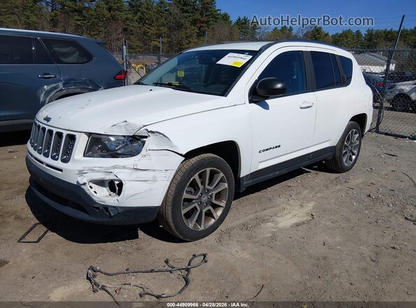 1C4NJCBA3GD591132 2016 JEEP COMPASS White Передня ліва чверть