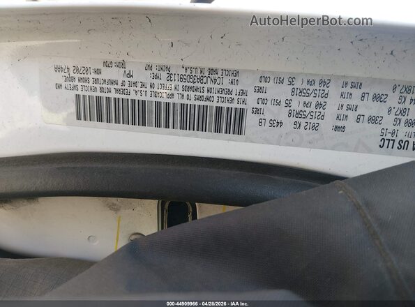 1C4NJCBA3GD591132 2016 JEEP COMPASS White Вид підкапотного простору