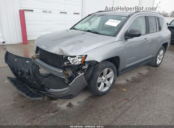 1C4NJCBA9GD753457 2016 JEEP COMPASS Серый Передняя левая четверть