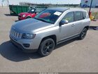 2016 Jeep Compass Latitude Серебряный vin: 1C4NJCEA6GD628217