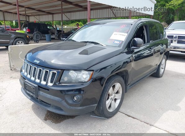 1C4NJDBB1HD107006 2017 JEEP COMPASS Черный Передняя левая четверть